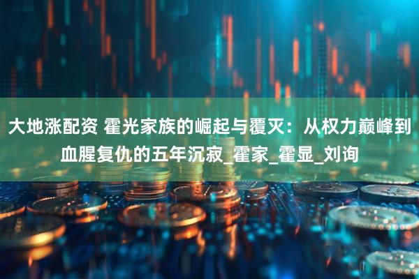 大地涨配资 霍光家族的崛起与覆灭：从权力巅峰到血腥复仇的五年沉寂_霍家_霍显_刘询