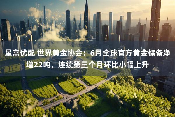 星富优配 世界黄金协会：6月全球官方黄金储备净增22吨，连续第三个月环比小幅上升